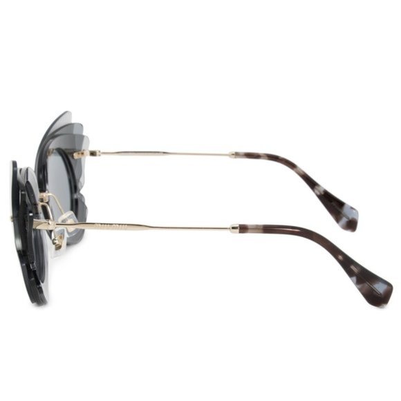 Miu Miu Grey Butterfly Sunglasses - Picture 2 of 4